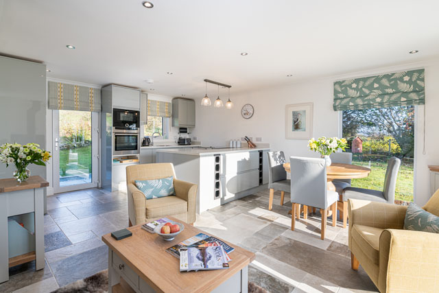 luxury holiday cottage interior