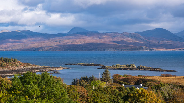 West coast view from Skye cottage