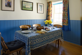 dining in country cottage