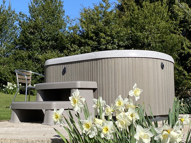 private hot tub