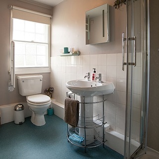 bathroom with shower