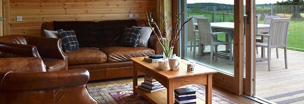 sitting room with woodburing stove