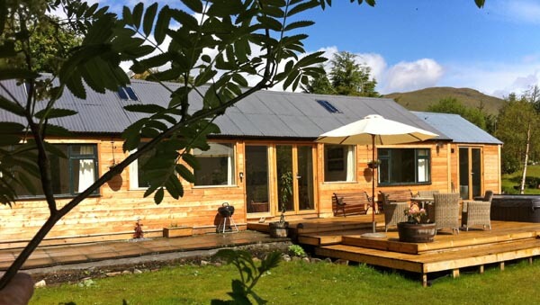 holiday cottage with hot tub