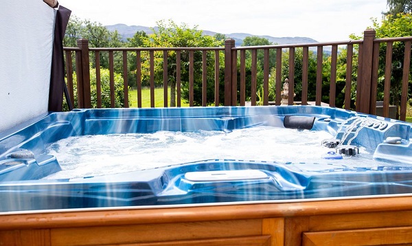 holiday property with hot tub