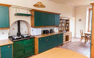 selfcatering kitchen with Aga