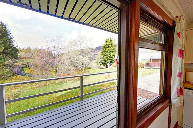 wooden chalet in Loch Lomond and Trossachs National Park 